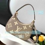 Copy L--V Bagatelle Tourterelle Gray Hobo Bag M46112 